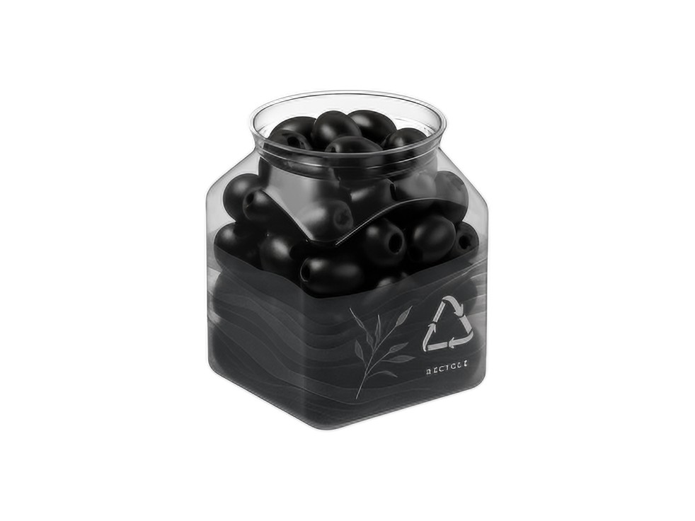 Kristal Can Kare Pet Kavanoz 500 cc (Q65 V500)